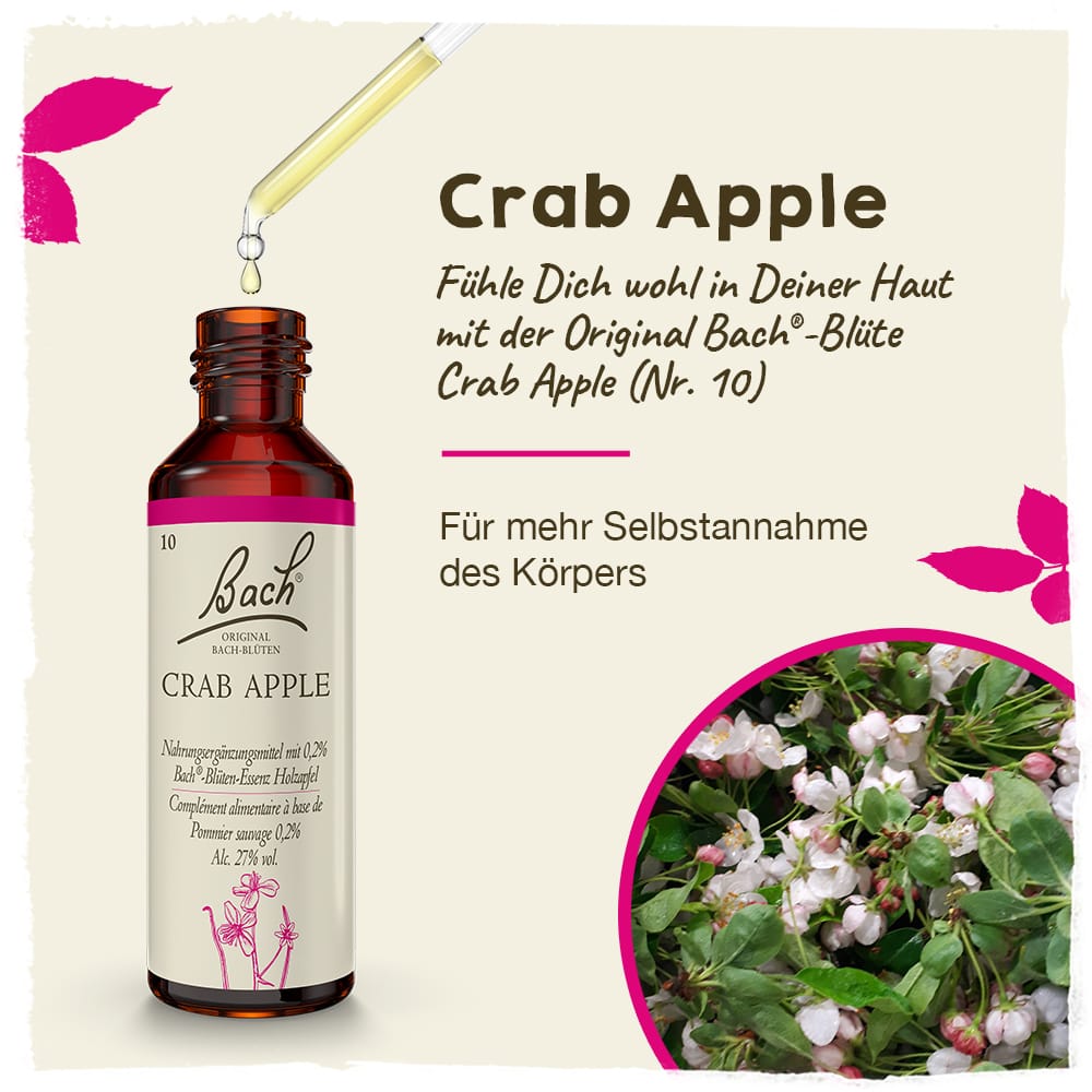 Bach Flower Remedy 20ml Original Bach® Flower Dropper Crab Apple