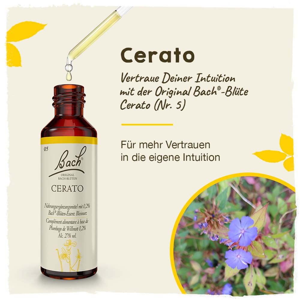 Bach Flower Remedy 20ml Original Bach® Flower Dropper Cerato