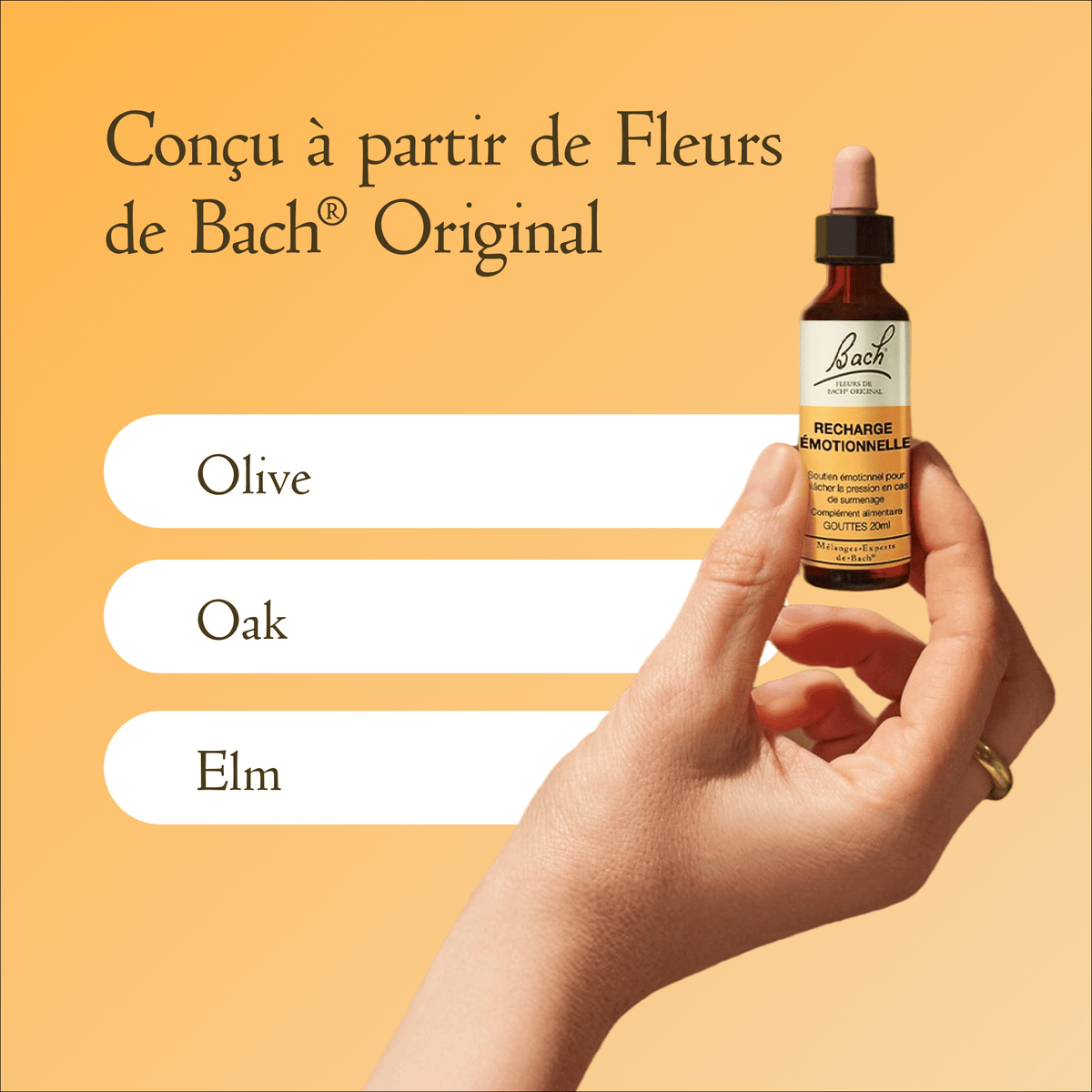 Bach Flower Remedy 20ml Mélange Expert de Bach® Recharge Émotionnelle
