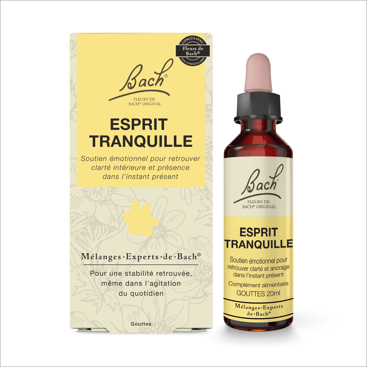 Bach Flower Remedy 20ml Mélange Expert de Bach® Esprit Tranquille