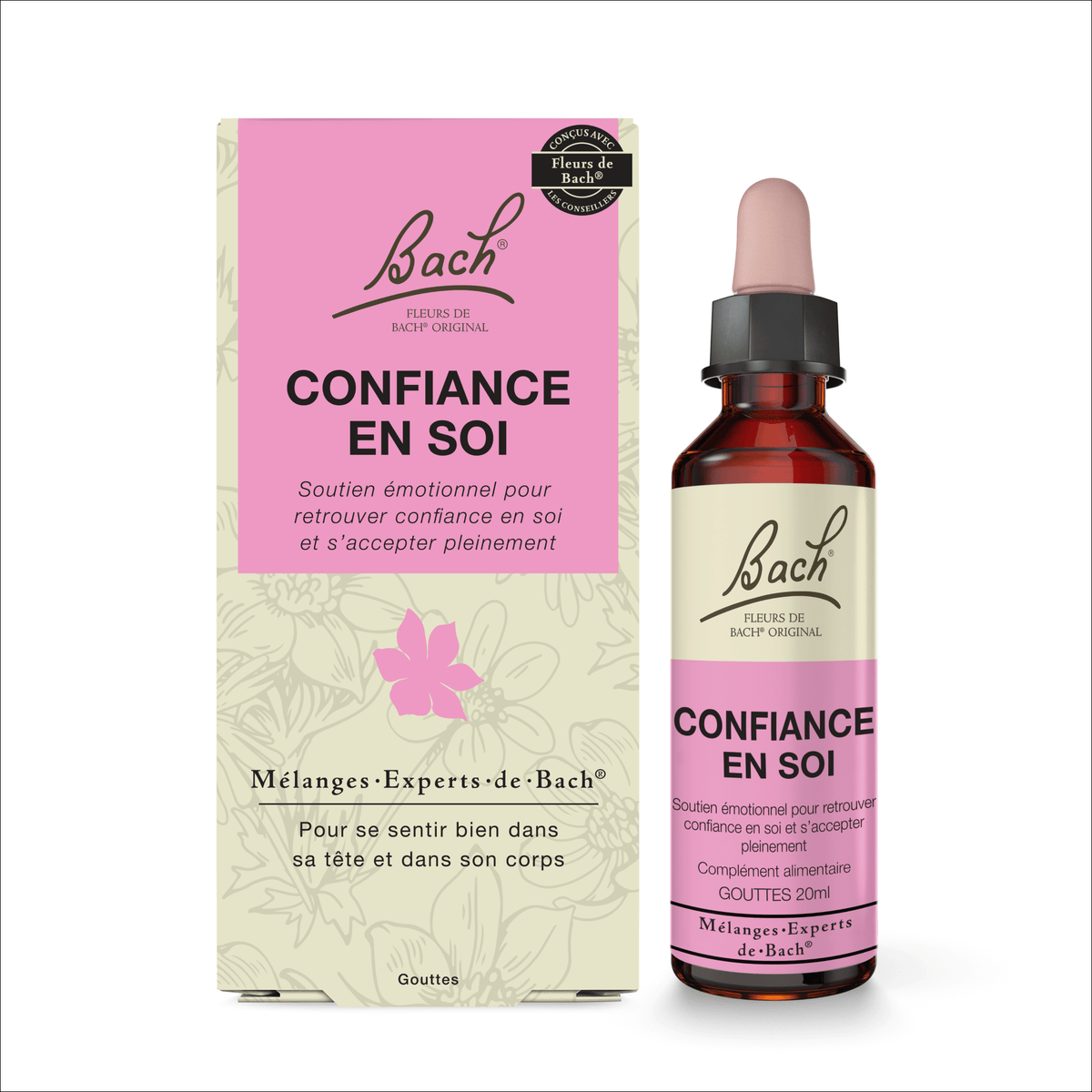 Bach Flower Remedy 20ml Mélange Expert de Bach® Confiance en Soi