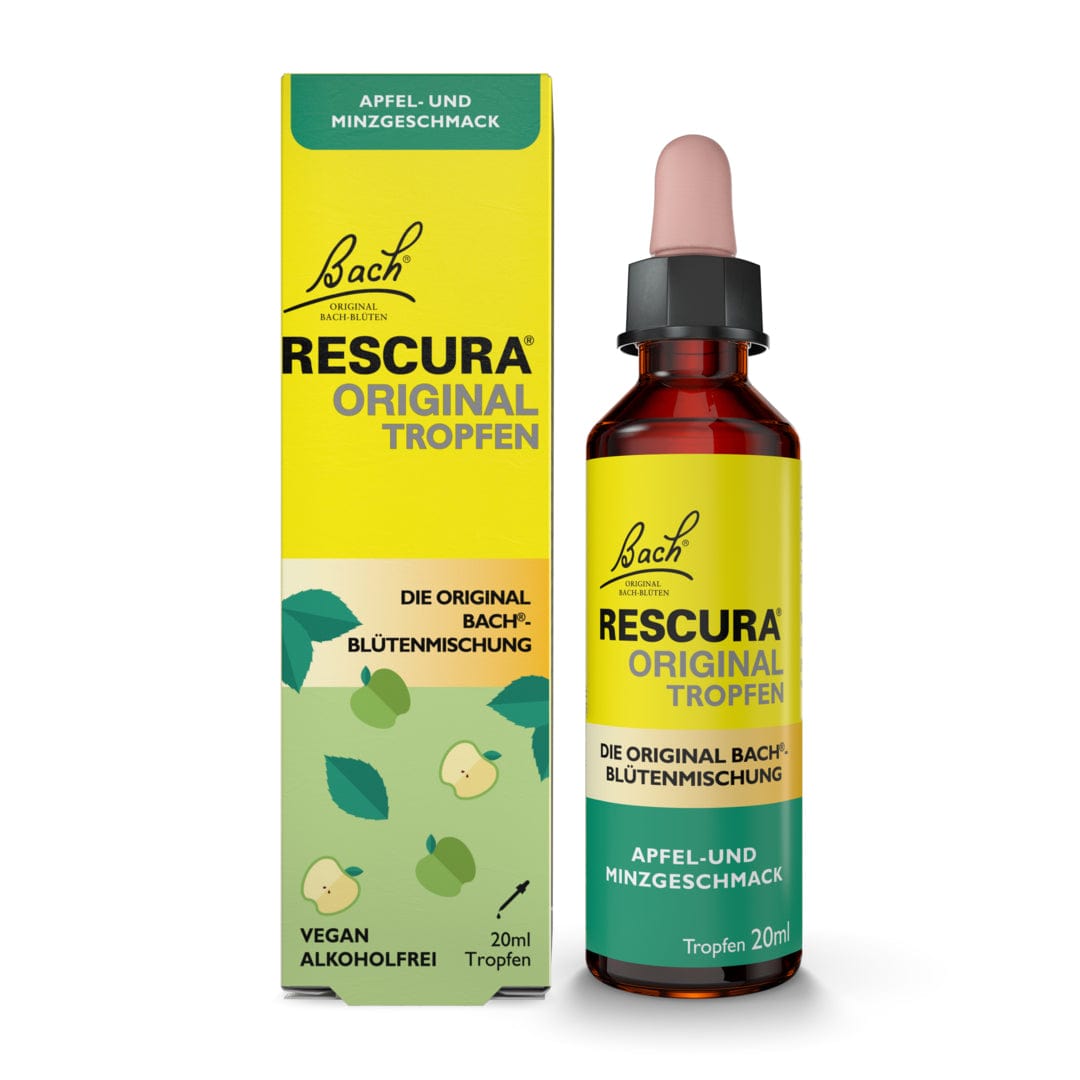 Rescue Remedy 20ml Bach RESCURA® Apple Mint Drops Alcohol Free