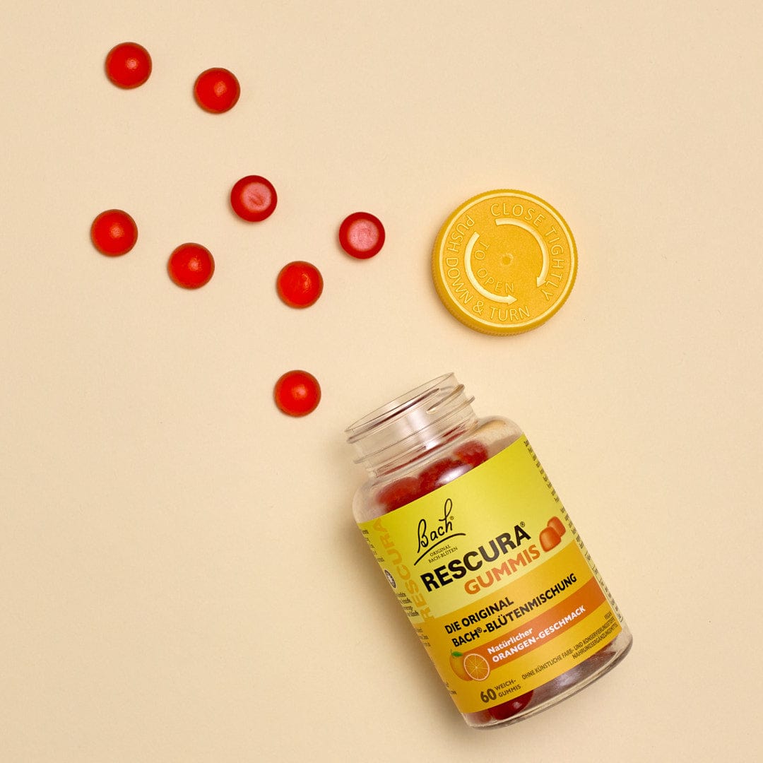 Rescue Everyday emotional support 60 Gummies Bach RESCURA® Gummies Orange