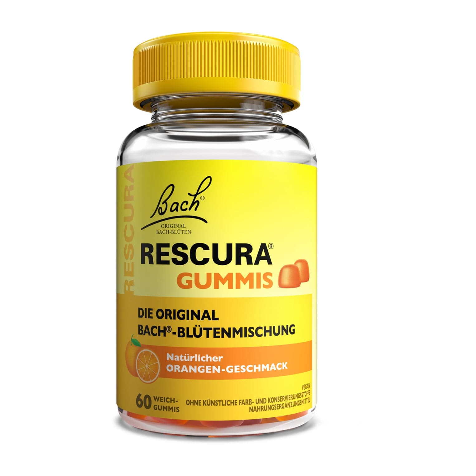 Rescue Everyday emotional support 60 Gummies Bach RESCURA® Gummies Orange
