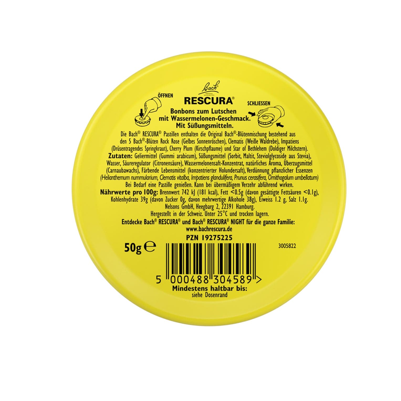 Rescue Everyday emotional support 50g Bach RESCURA® Pastilles Watermelon