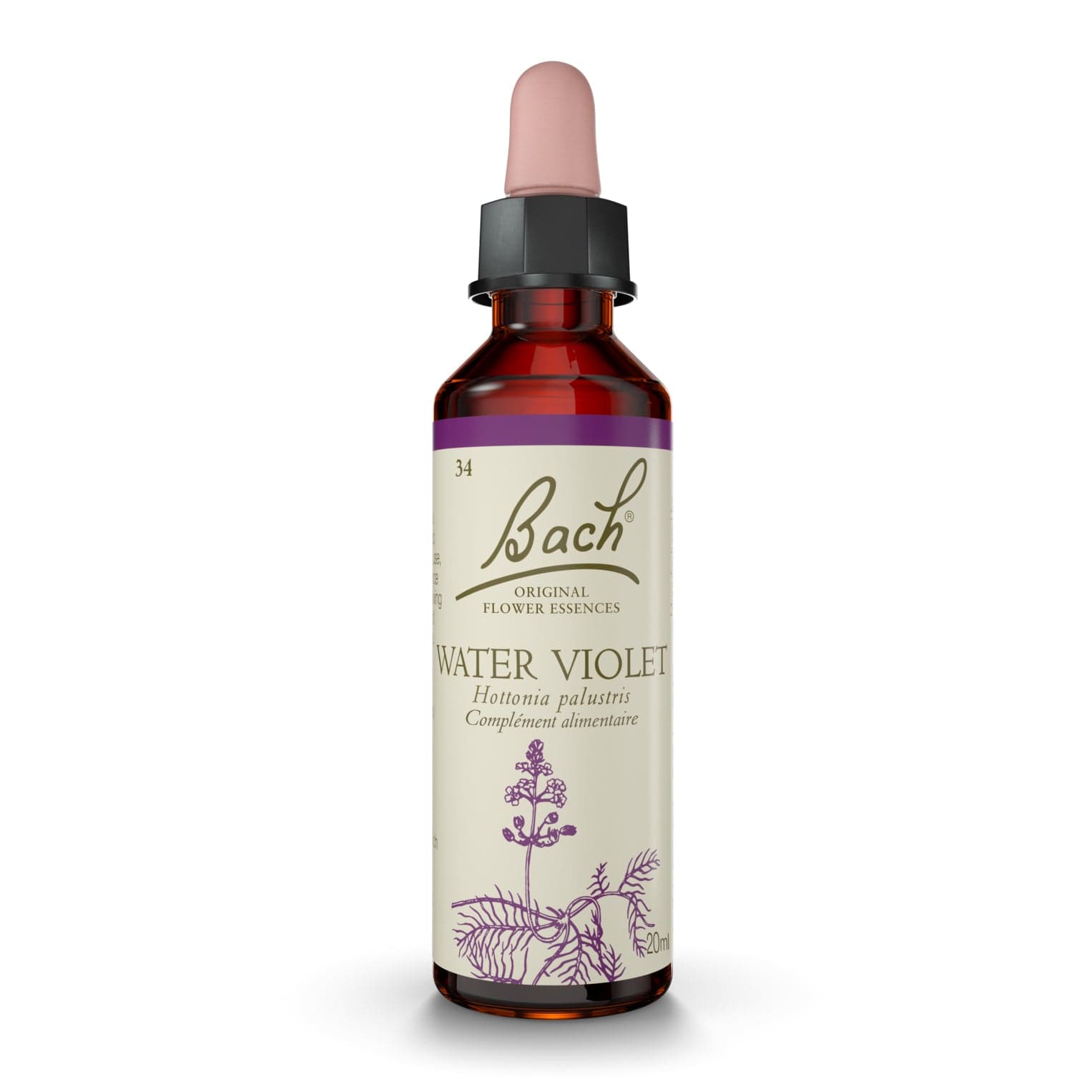 Bach Flower Remedy 20ml Fleur de Bach® Original Water Violet