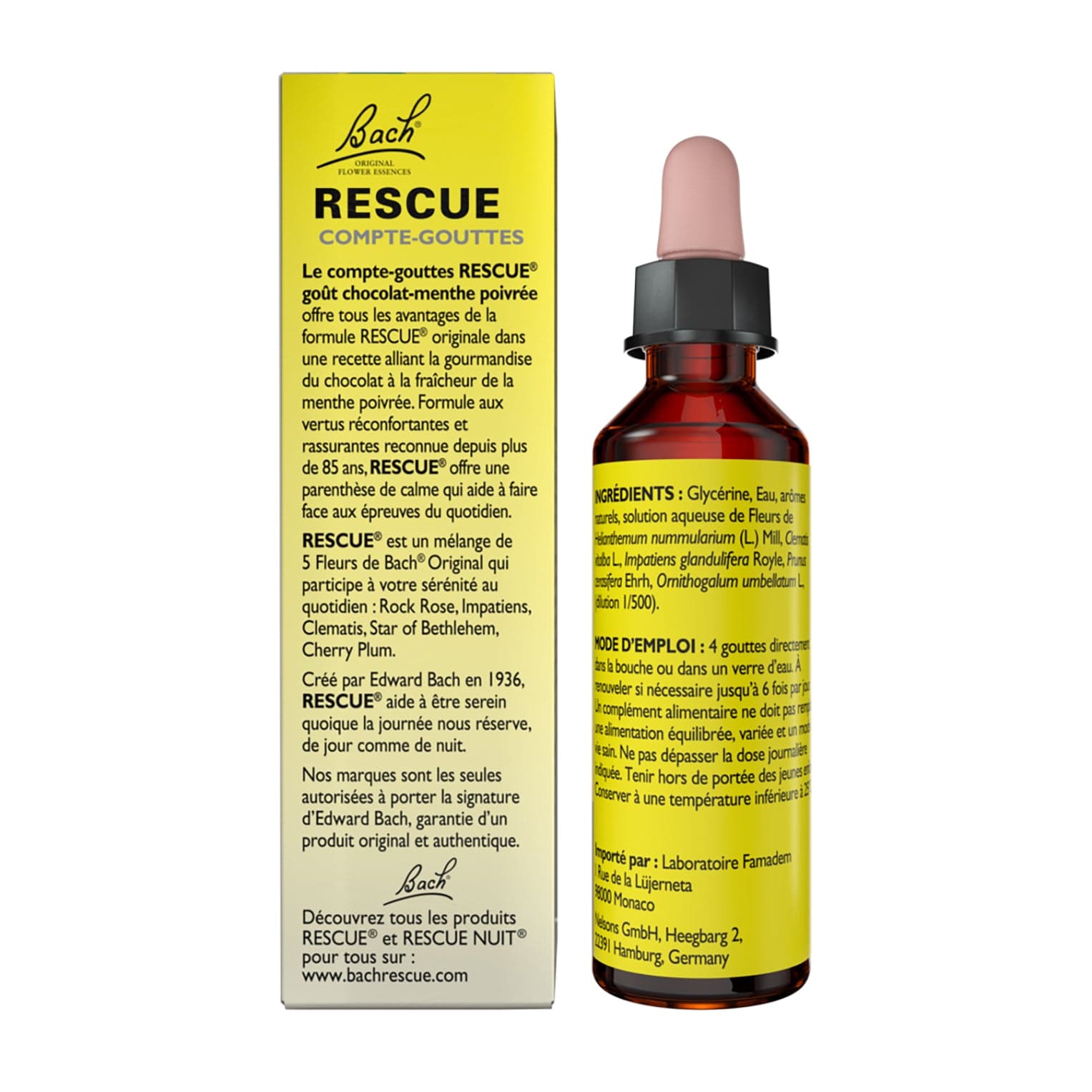 Rescue Remedy 20ml RESCUE® Chocolate Mint Flavour Dropper