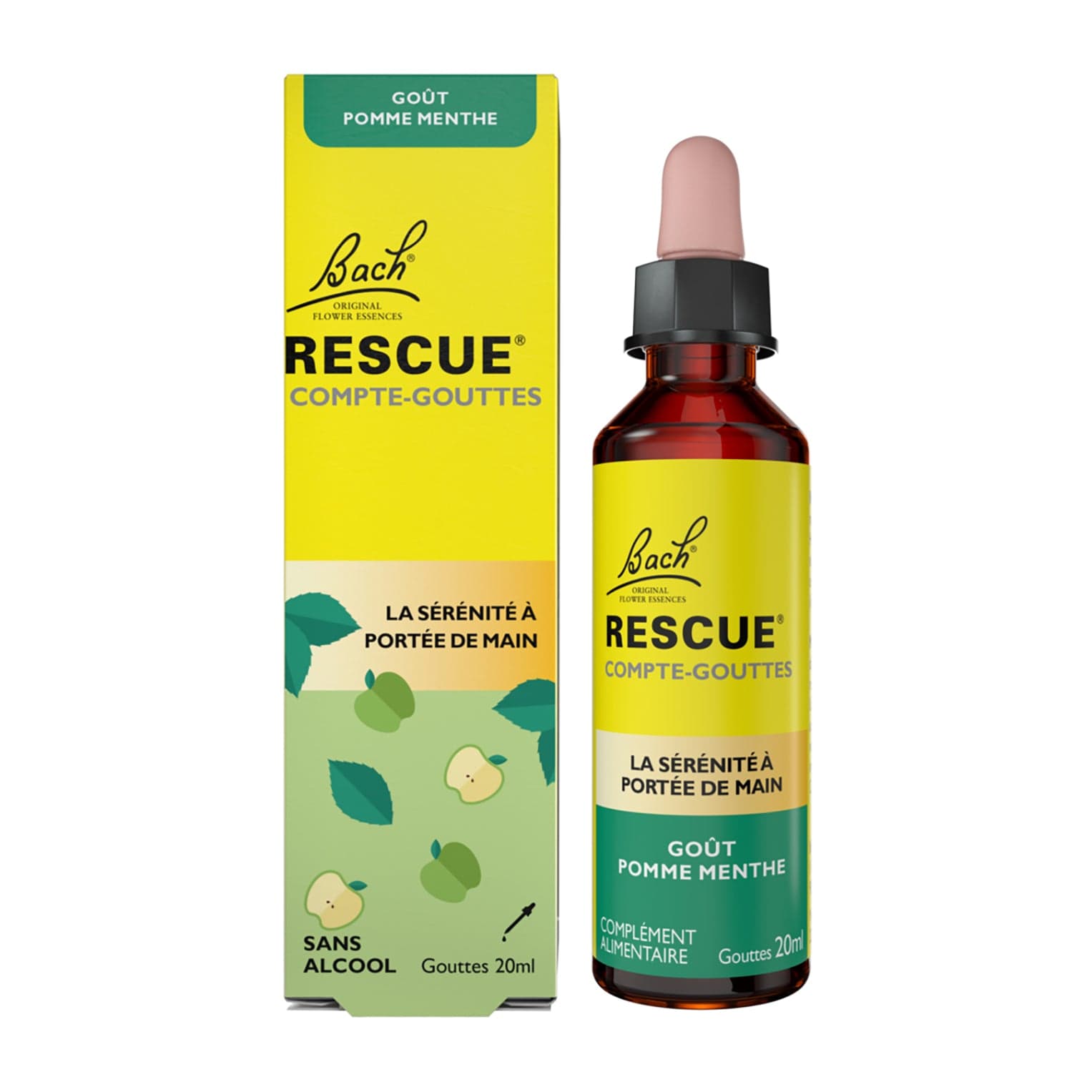 Rescue Remedy 20ml RESCUE® Apple Mint Flavour Dropper