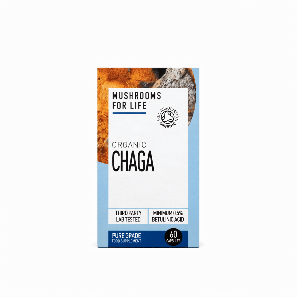 Mushrooms 4 Life Mushrooms Organic Chaga Mushroom 60 Caps
