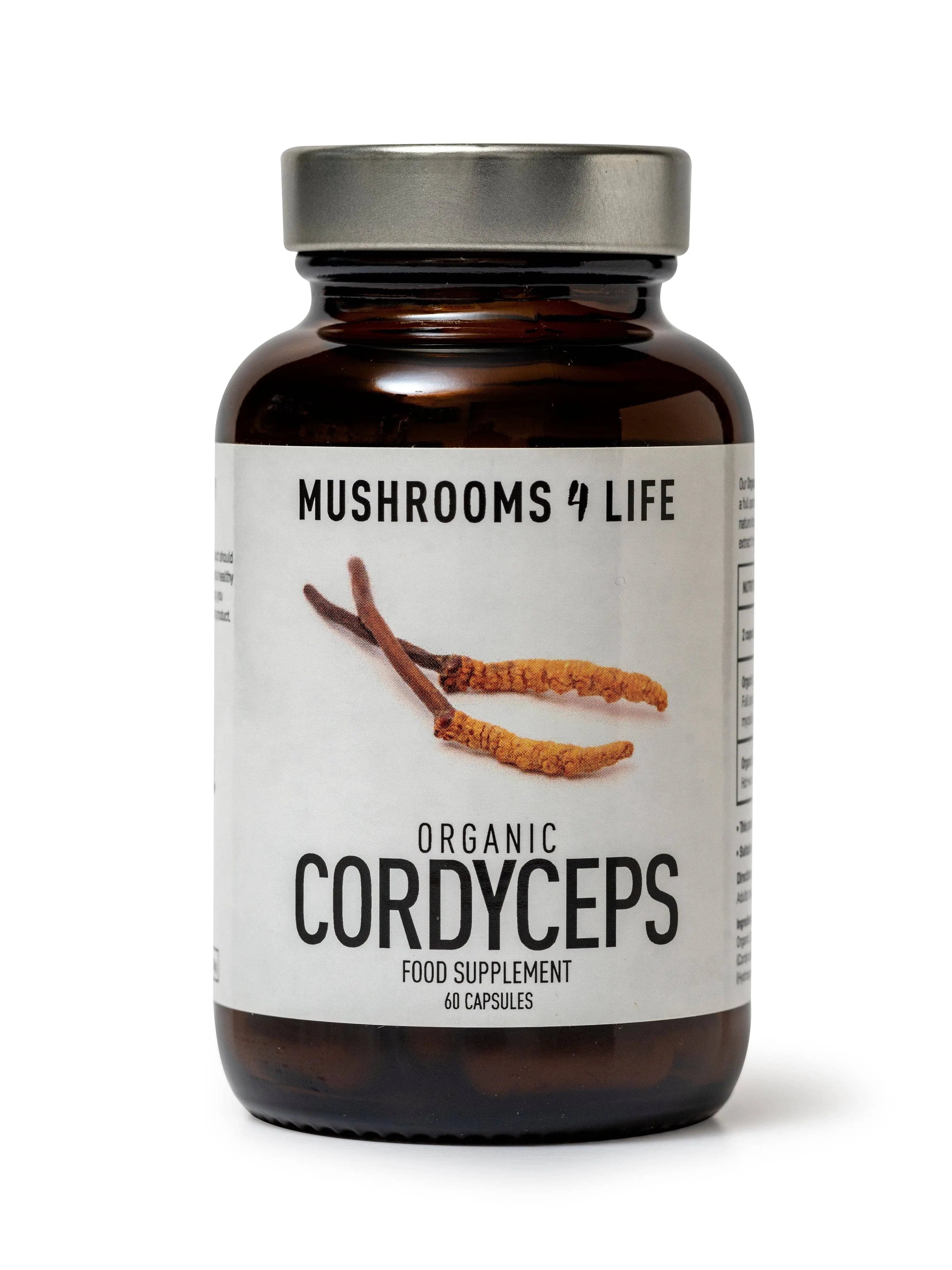 Mushrooms 4 Life Mushrooms Organic Cordyceps Mushroom 60 Caps