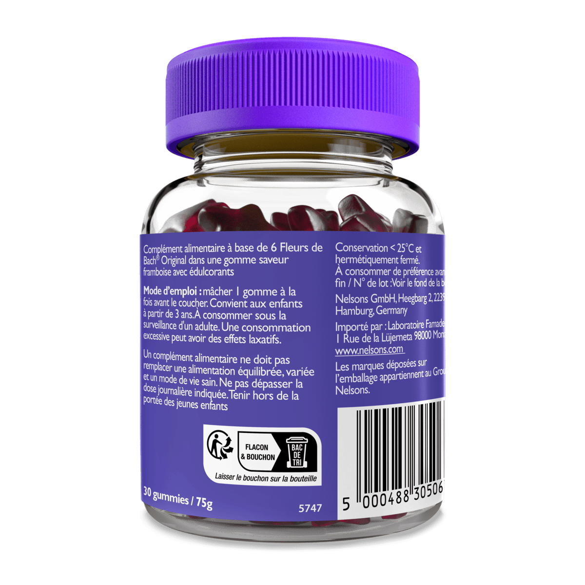 Nelsons Kids RESCUE® Kids Night Raspberry Gummies