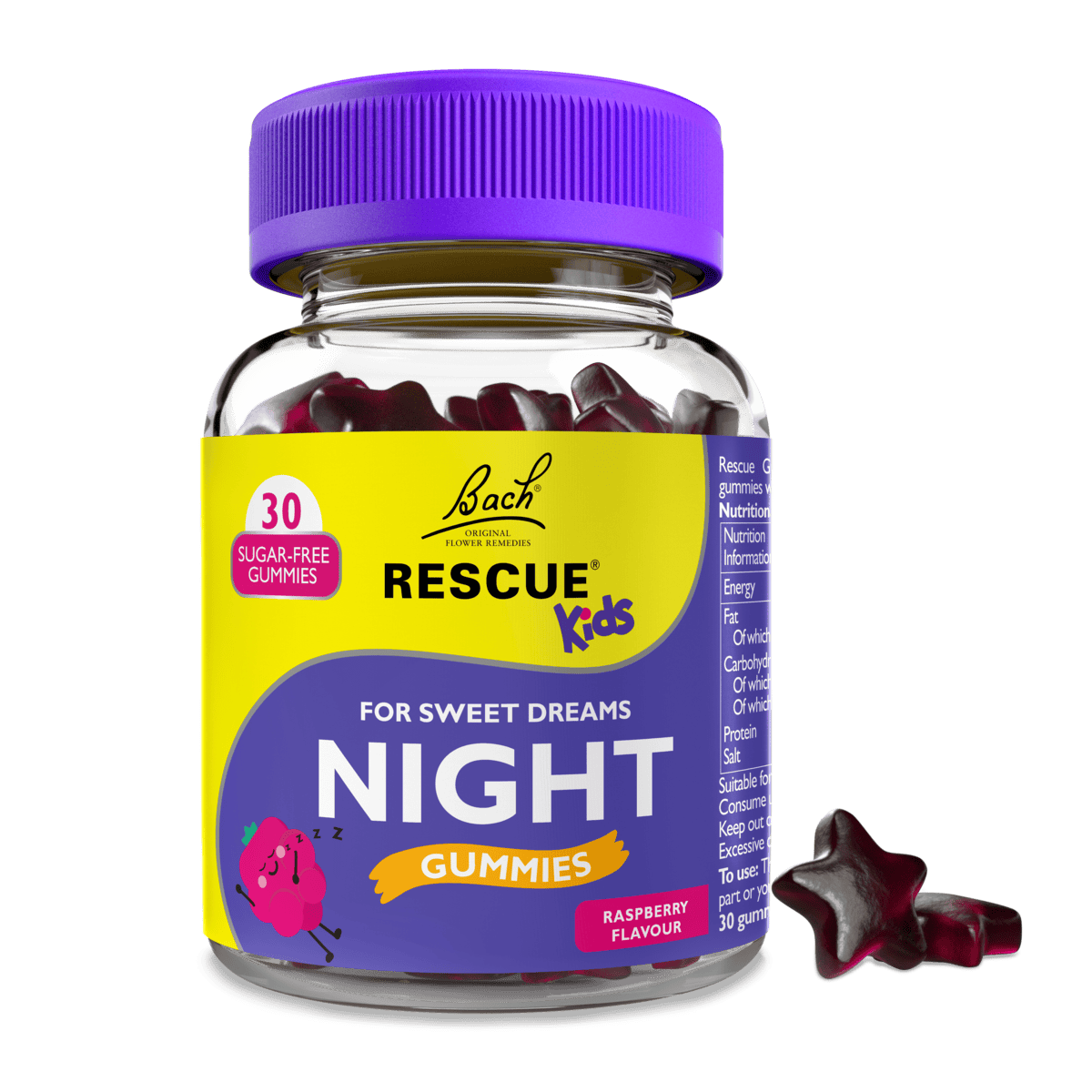 Nelsons Kids RESCUE® Kids Night Raspberry Gummies