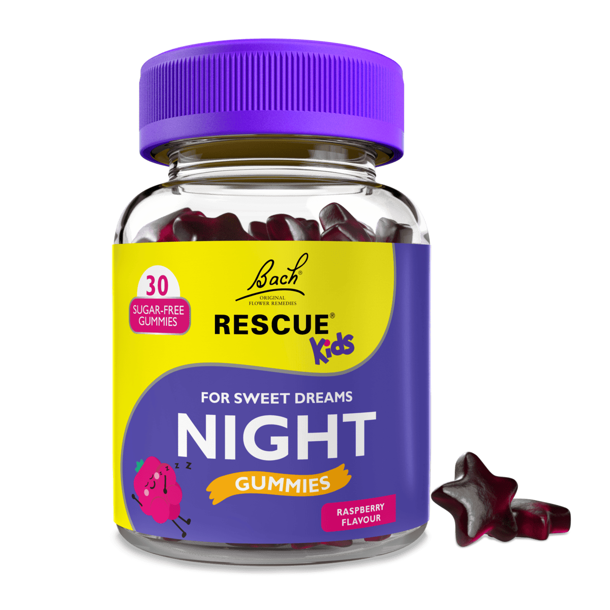 Nelsons Kids RESCUE® Kids Night Raspberry Gummies