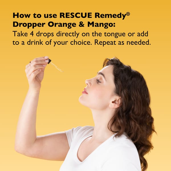 Rescue Remedy 20ml RESCUE Remedy® Dropper Orange & Mango Flavour