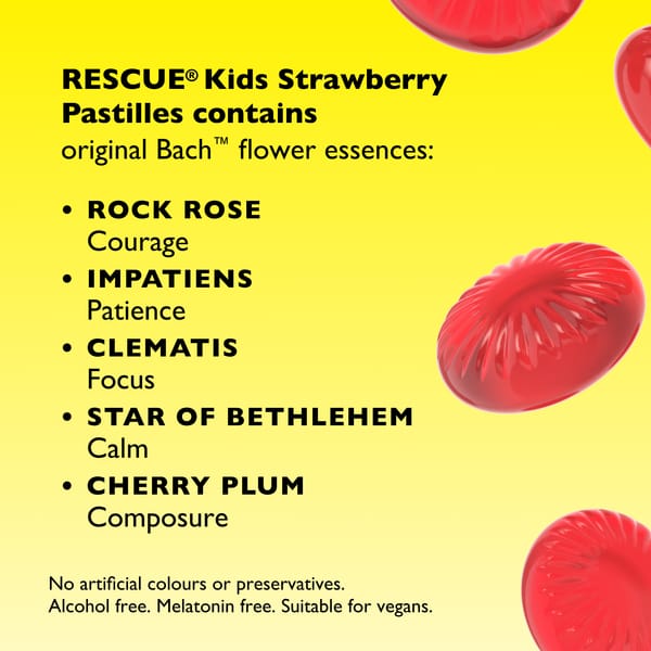 Rescue Remedy 50g RESCUE® Kids Strawberry Pastilles
