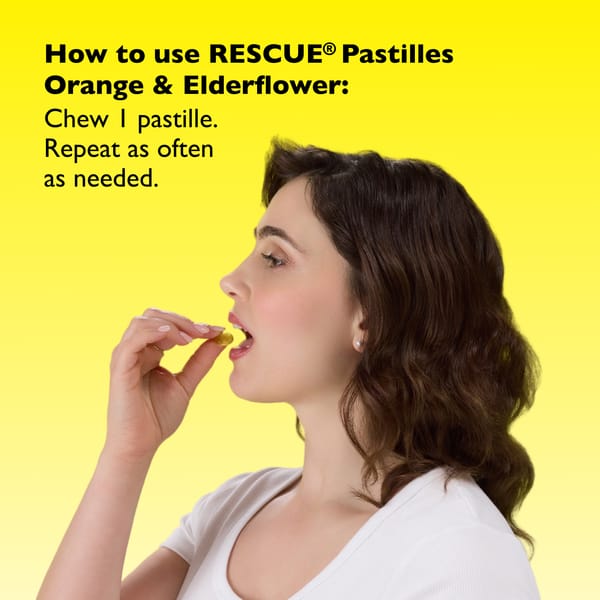 Rescue Everyday emotional support 50g RESCUE® Pastilles Orange and Elderflower