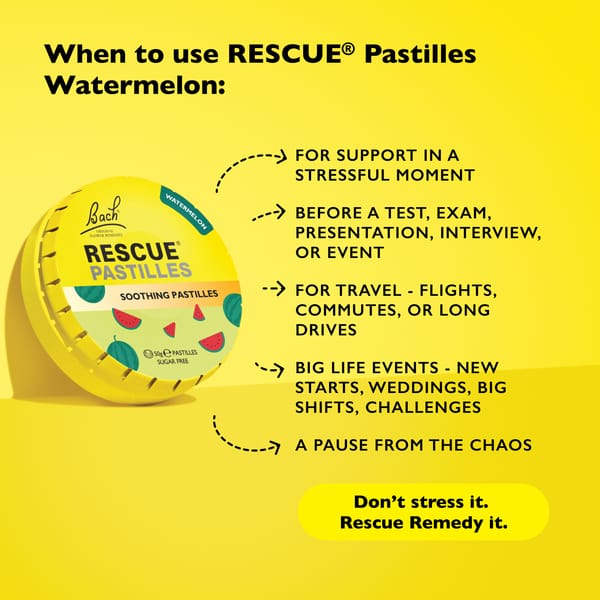 Rescue Everyday emotional support 50g RESCUE Remedy® Pastilles Watermelon Flavour
