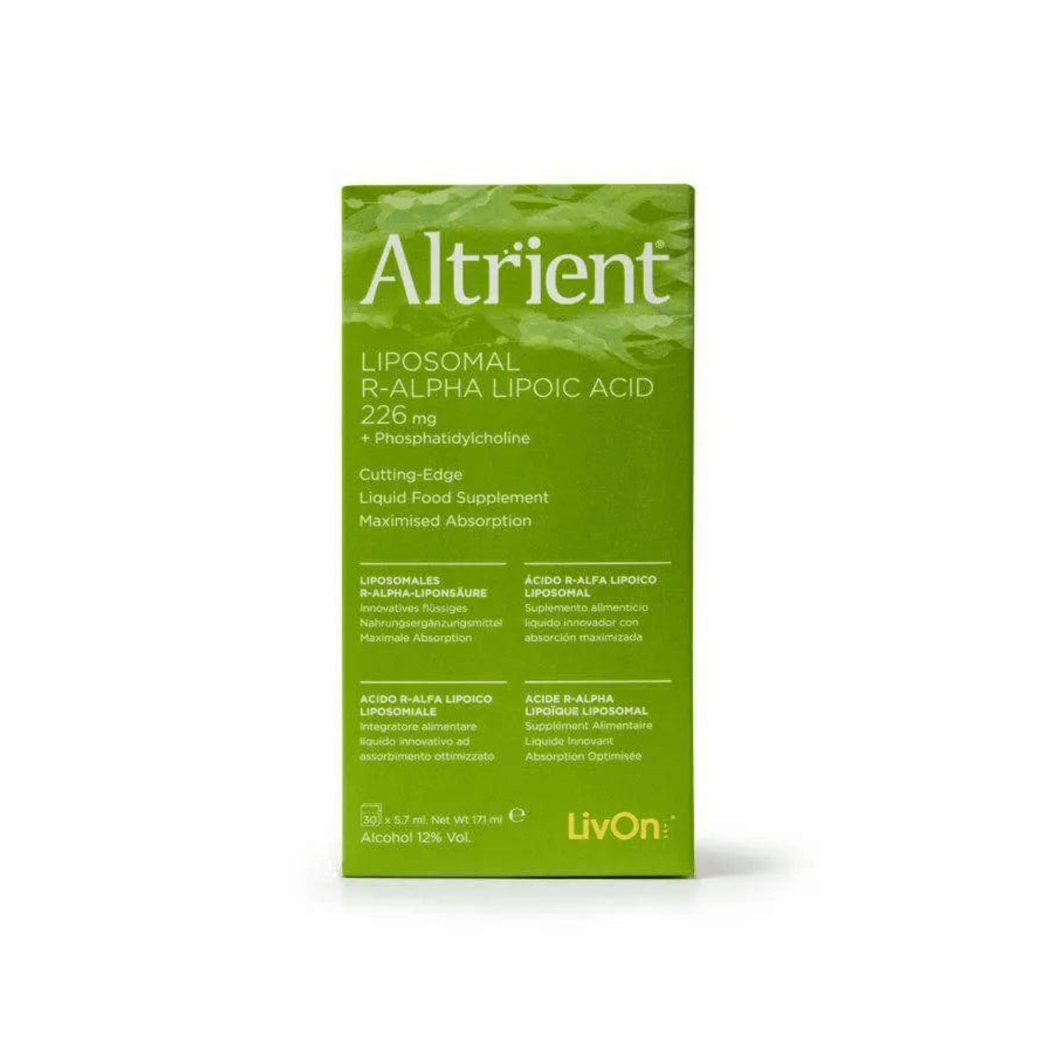 Altrient Supplement Altrient Liposomal ALA