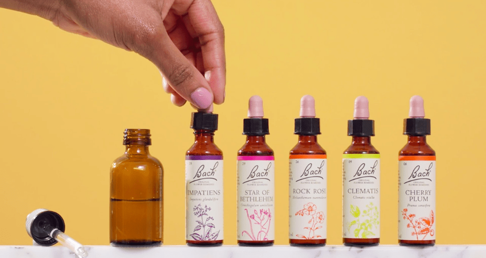 How to use multiple Bach™ Original Flower Remedies with a mixing bottle using Impatiens, Star of Bethlehem, Rock Rose, Clematis and Cherry Plum
