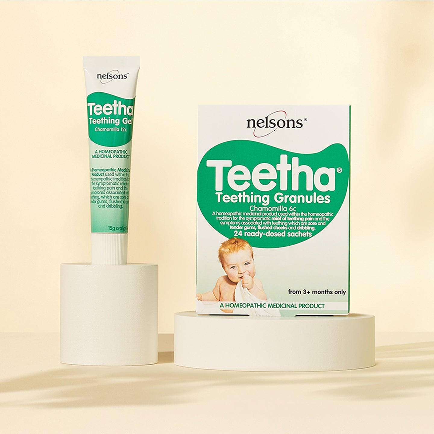 Nelsons Teetha® Teething Gel and Teething Granules Sachets