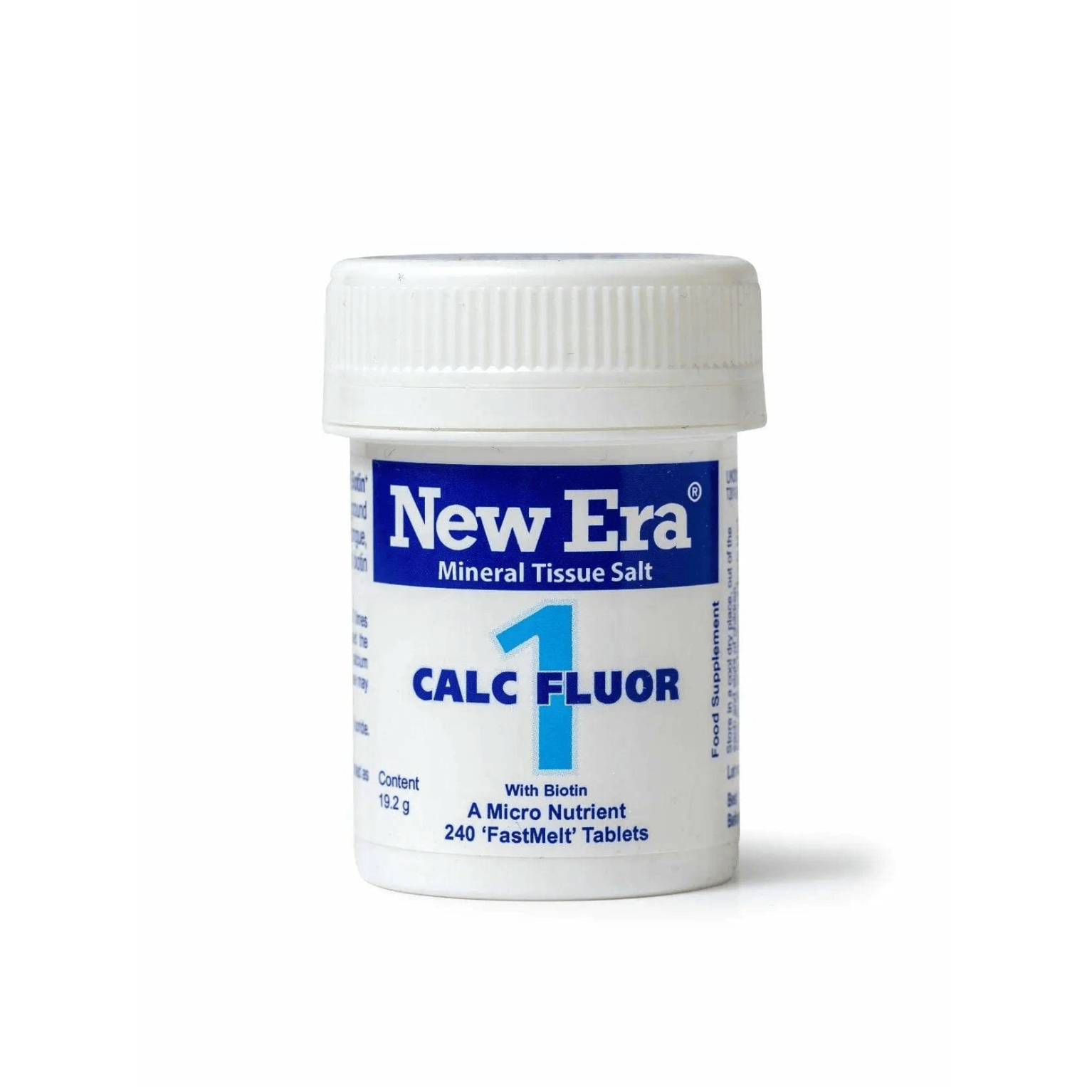 New Era Mineral Tissue Salt New Era Calc Fluor 1