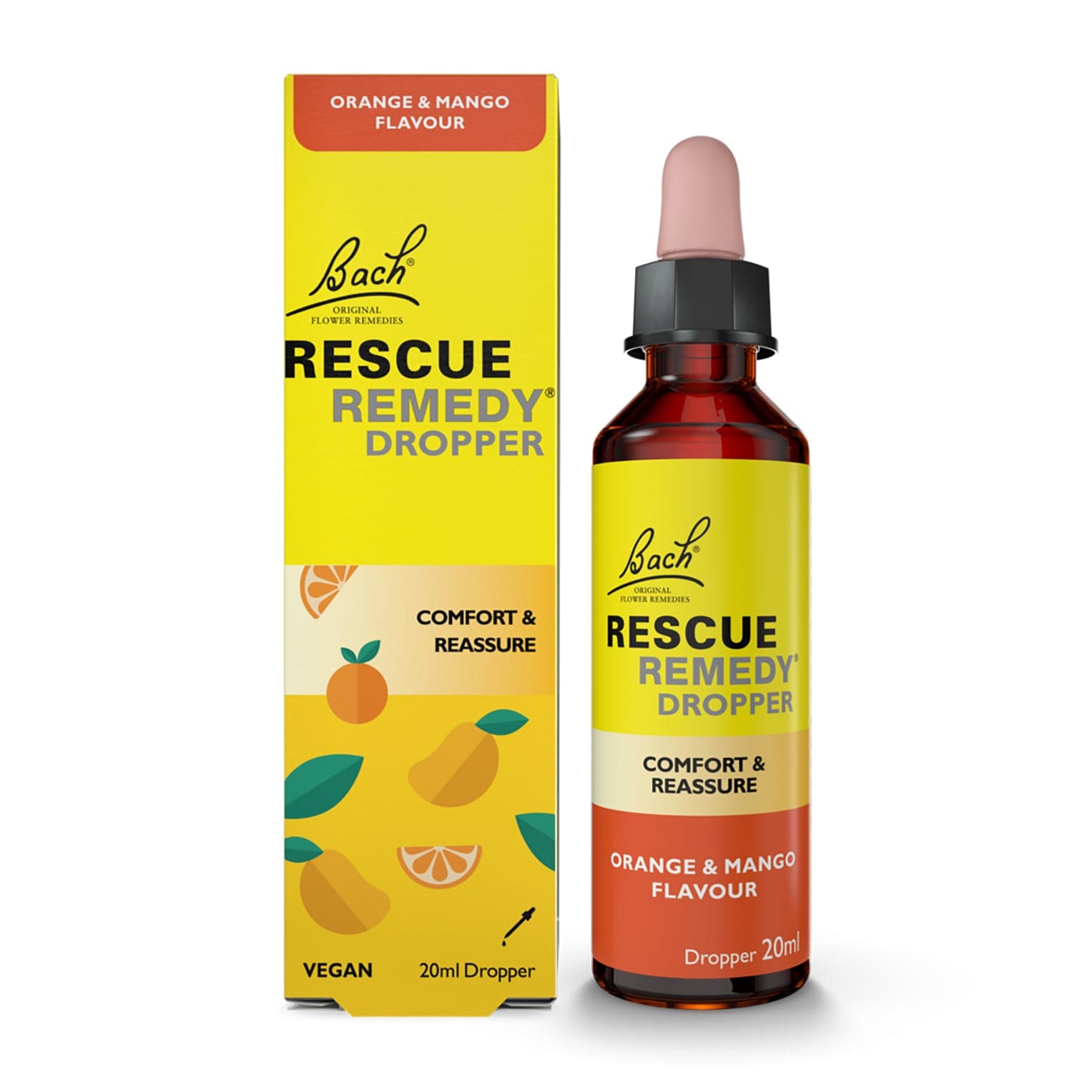 Rescue Remedy 20ml RESCUE Remedy® Dropper Orange & Mango Flavour