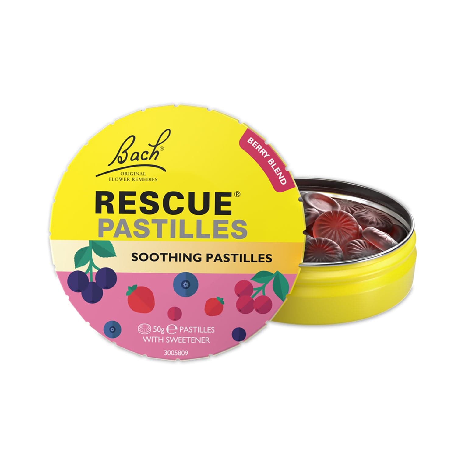 Rescue Everyday emotional support 50g RESCUE Remedy® Pastilles Mixed Berry Flavour