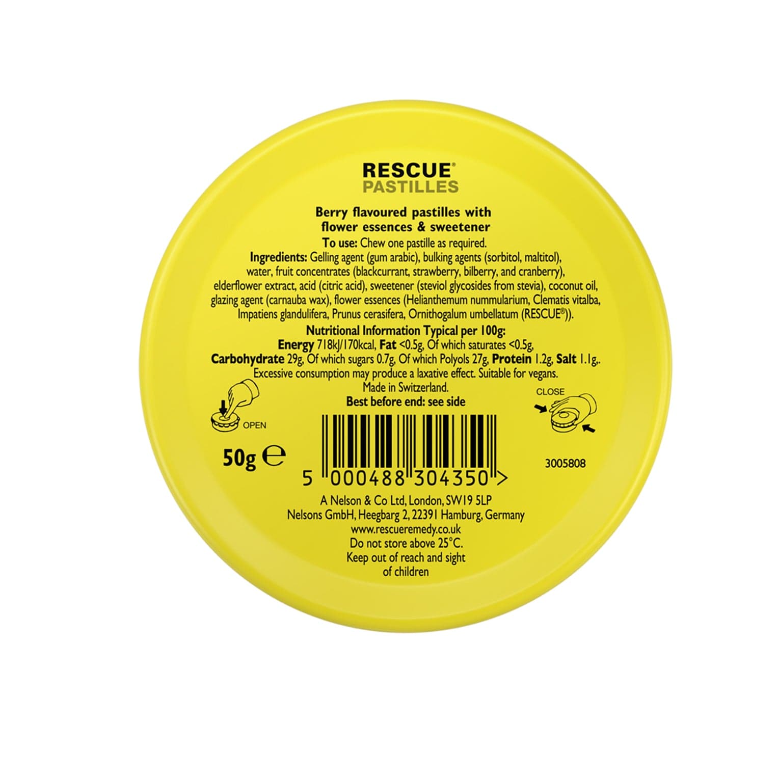 Rescue Everyday emotional support 50g RESCUE Remedy® Pastilles Mixed Berry Flavour