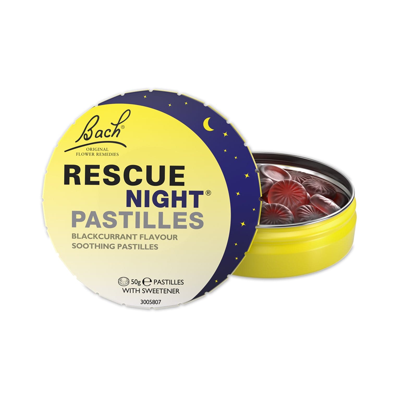 Rescue Everyday emotional support 50g RESCUE® Night Pastilles Blackcurrant Flavour