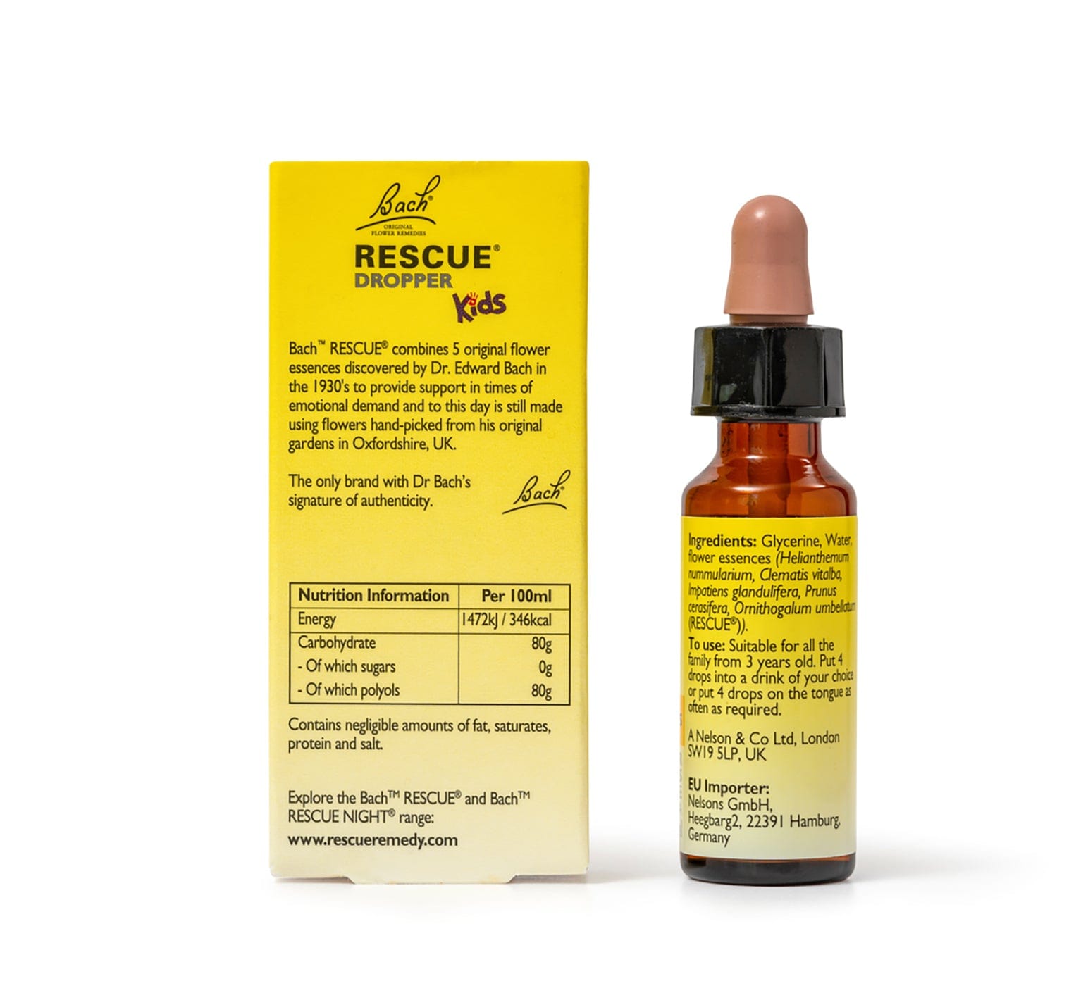 Rescue Kids 10ml RESCUE® Kids Dropper (Glycerine)