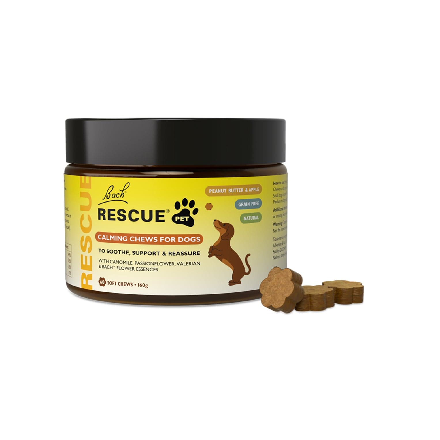 Rescue Pets 30 Chews RESCUE® Pet Calming Chews for Dogs