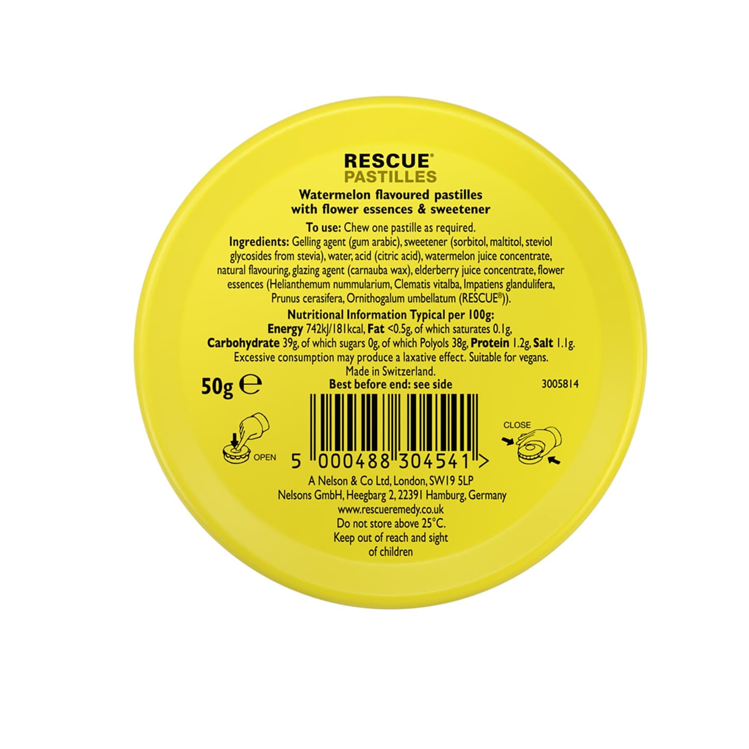 Rescue Everyday emotional support 50g RESCUE Remedy® Pastilles Watermelon Flavour