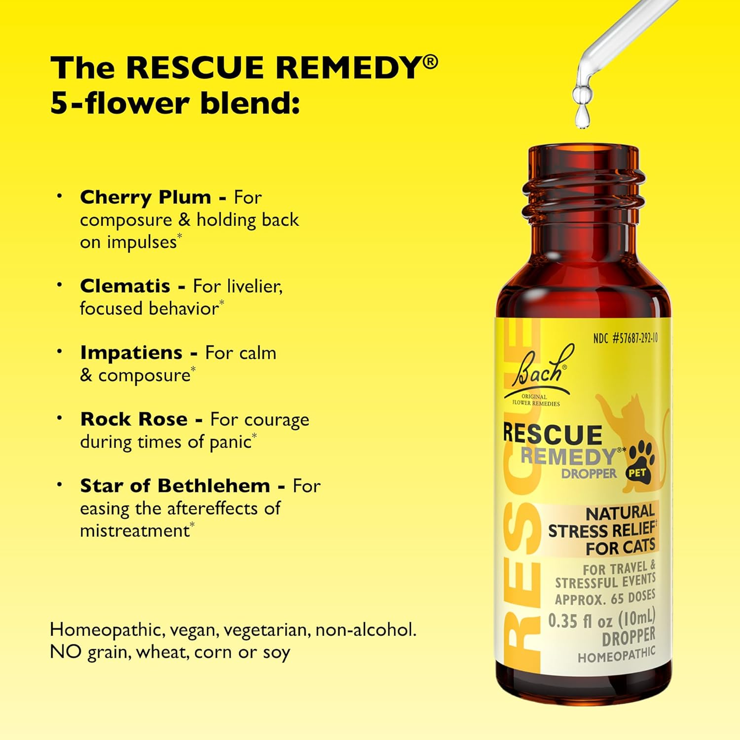 Rescue pets RESCUE Remedy® Pet Dropper for Cats 10 ml