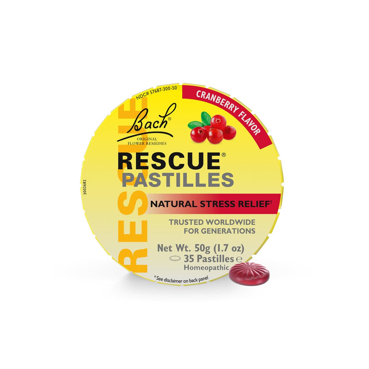 Rescue Remedy 50g RESCUE® Pastilles Cranberry