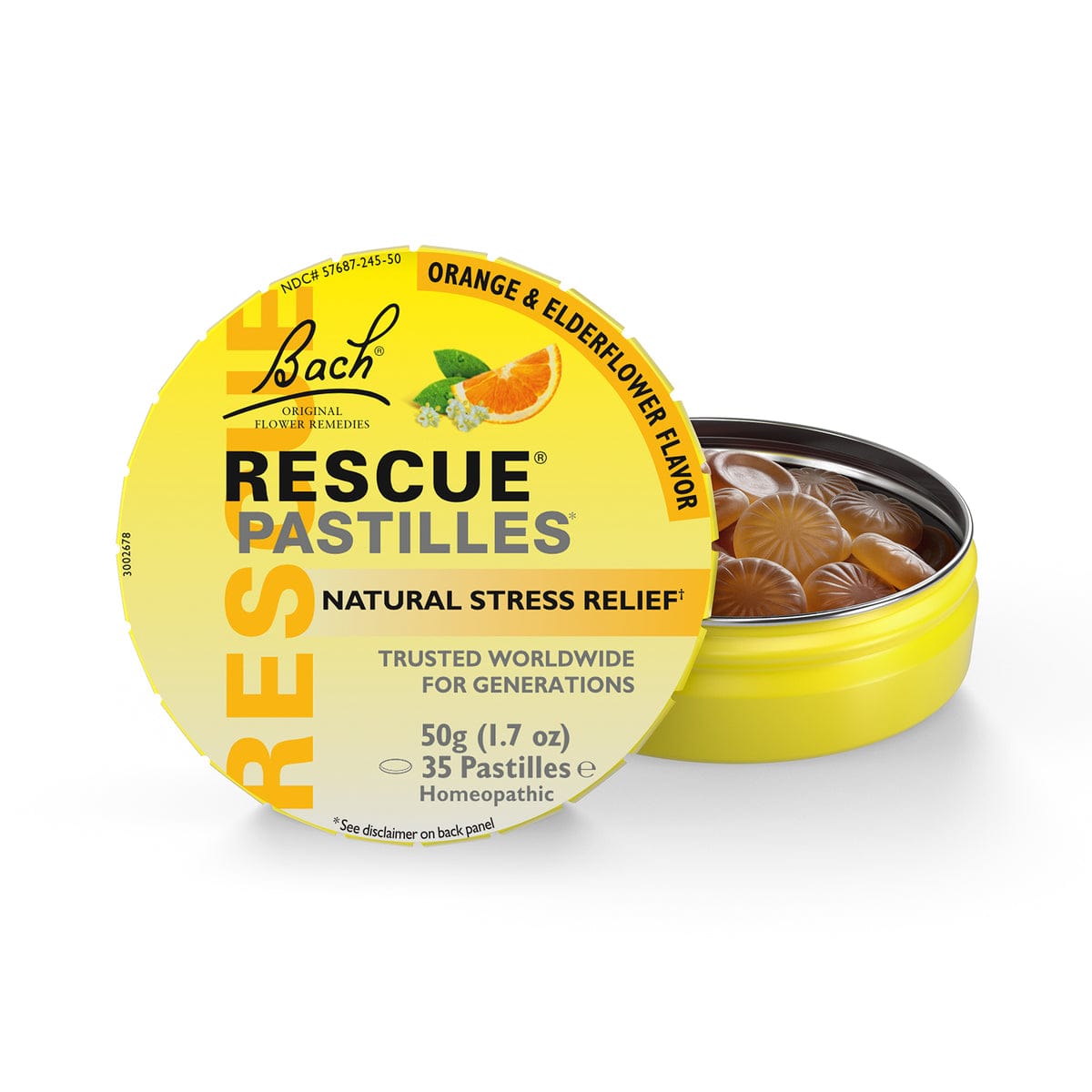 Rescue Everyday emotional support 50g RESCUE® Pastilles Orange & Elderflower
