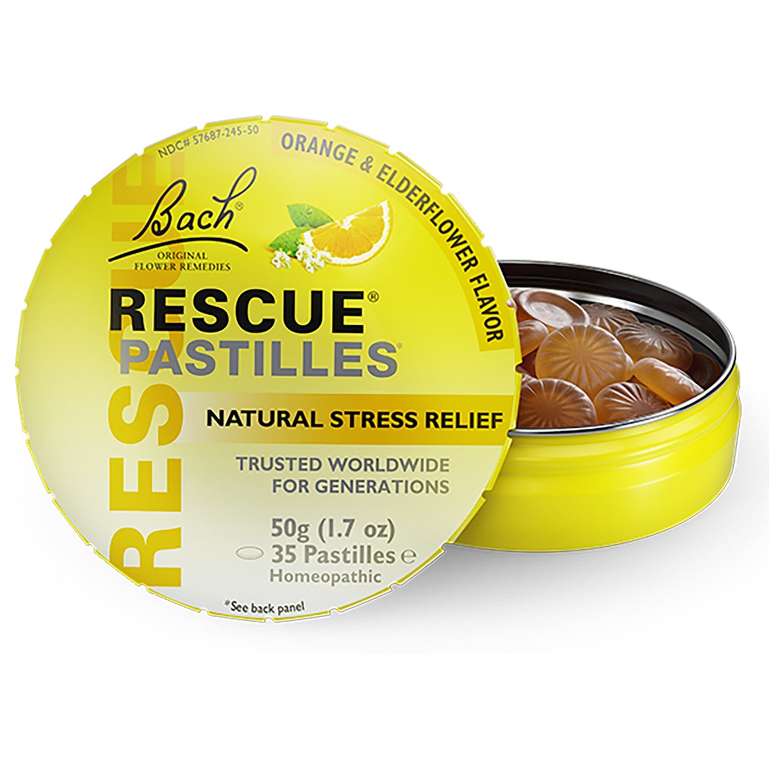 Rescue Everyday emotional support 50g RESCUE® Pastilles Orange & Elderflower