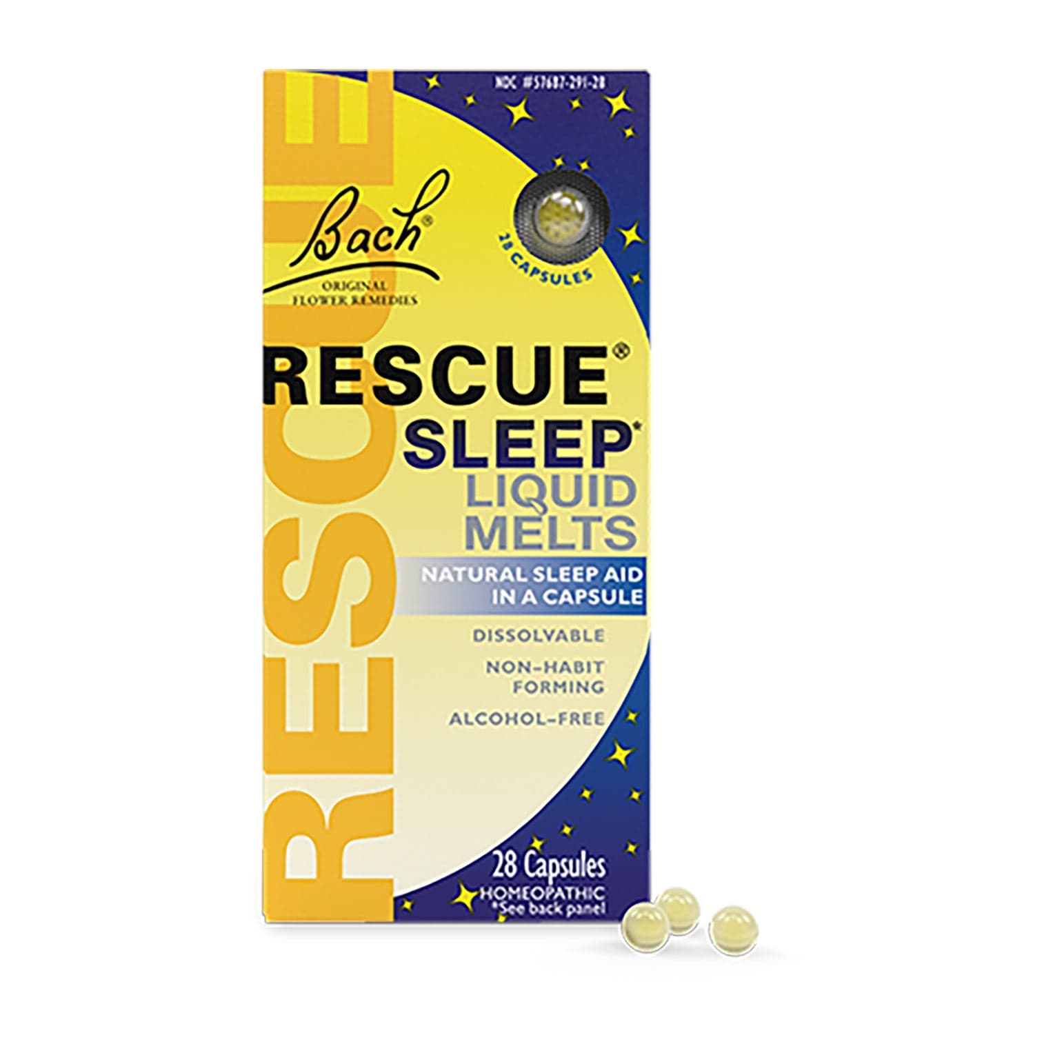 Rescue Night 28 Capsules RESCUE Sleep® Liquid Melts