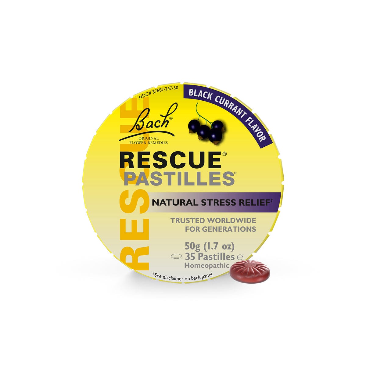 Rescue Everyday emotional support 50g RESCUE® Pastilles Black Currant