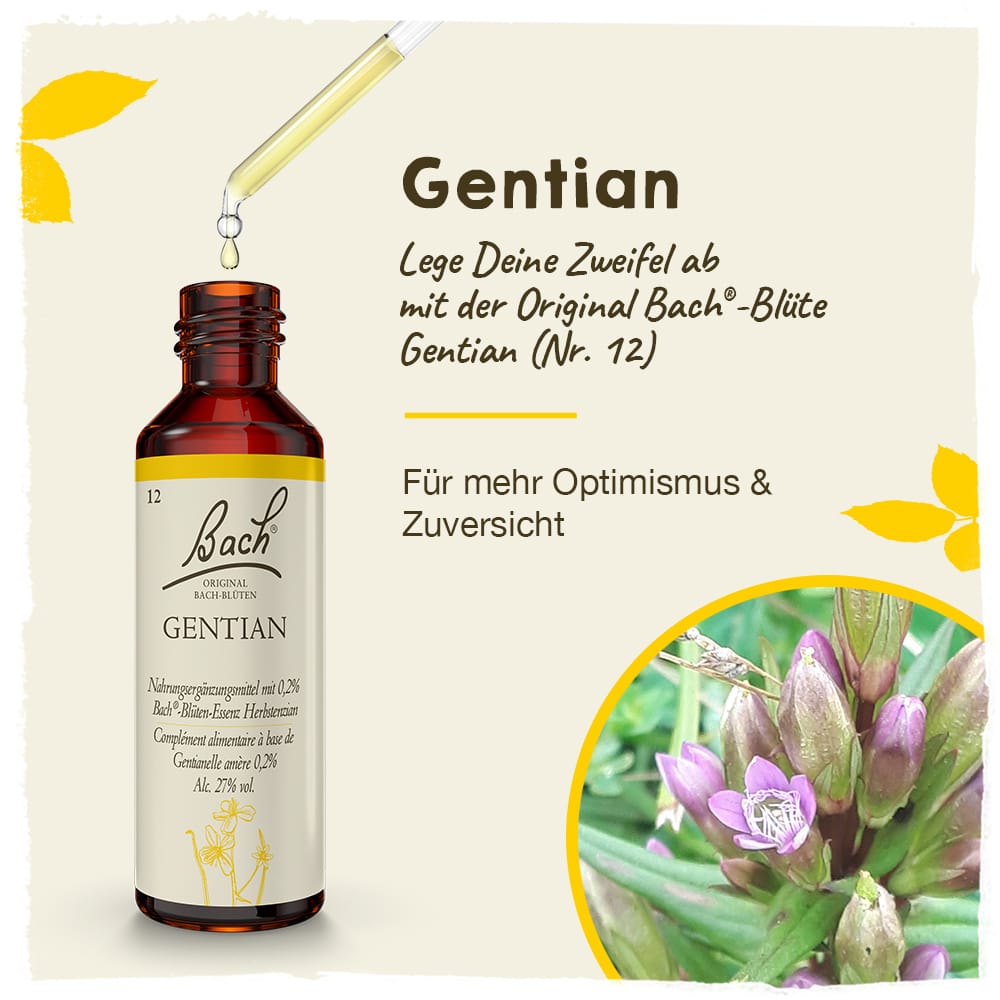 Bach Flower Remedy 20ml Original Bach® Flower Dropper Gentian