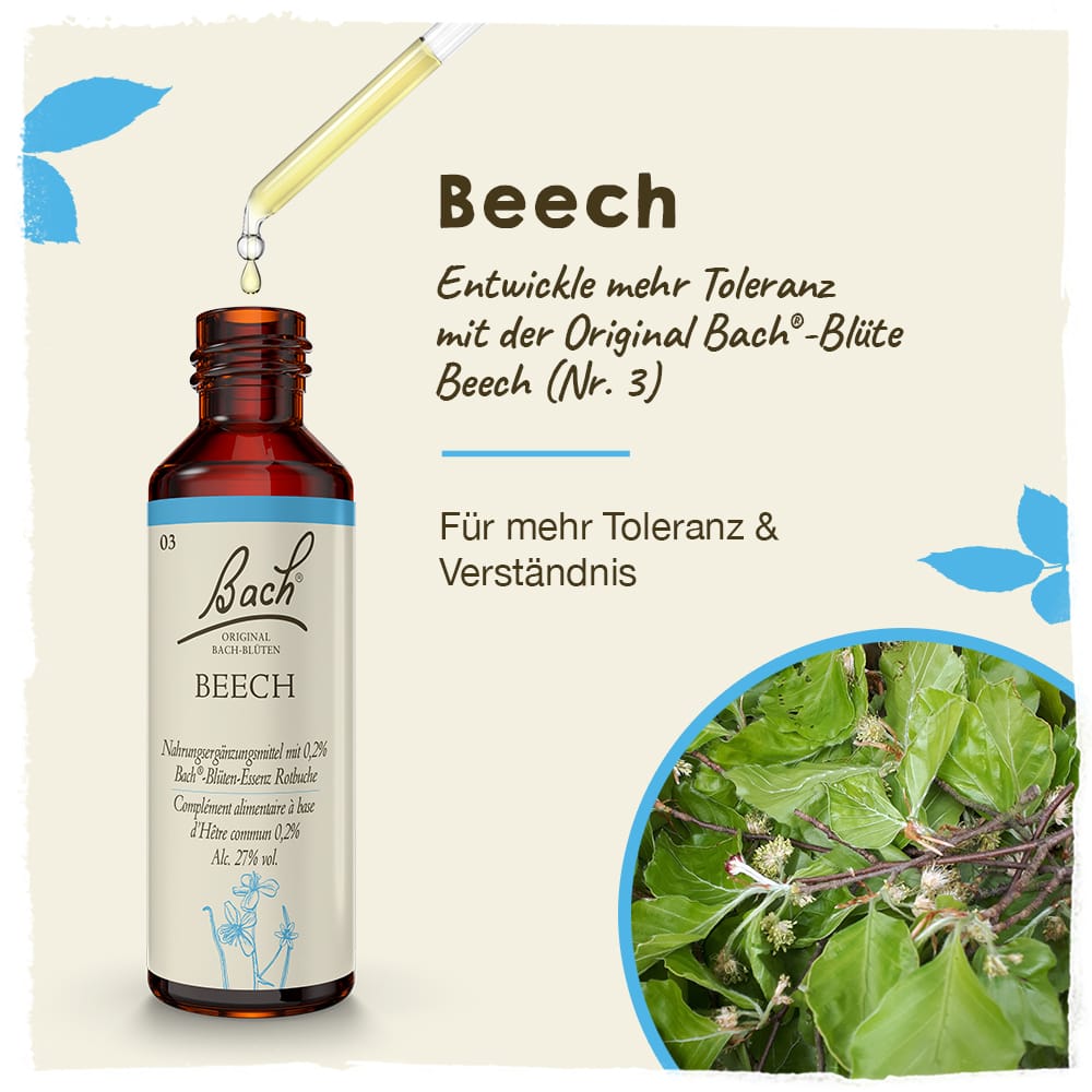 Bach Flower Remedy 20ml Original Bach® Flower Dropper Beech
