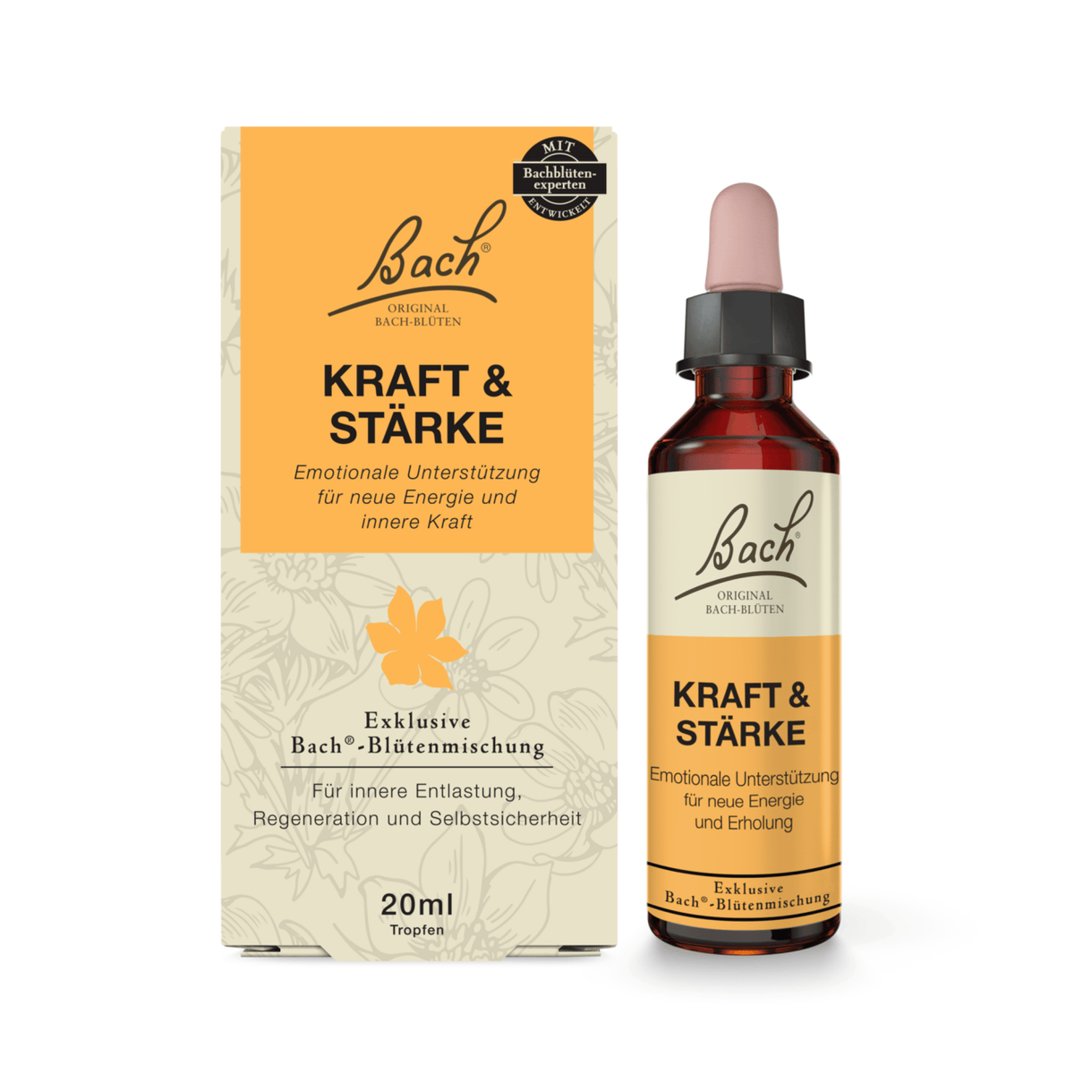 Bach Flower Remedy 20ml Bach-Blütenmischung Kraft & Stärke