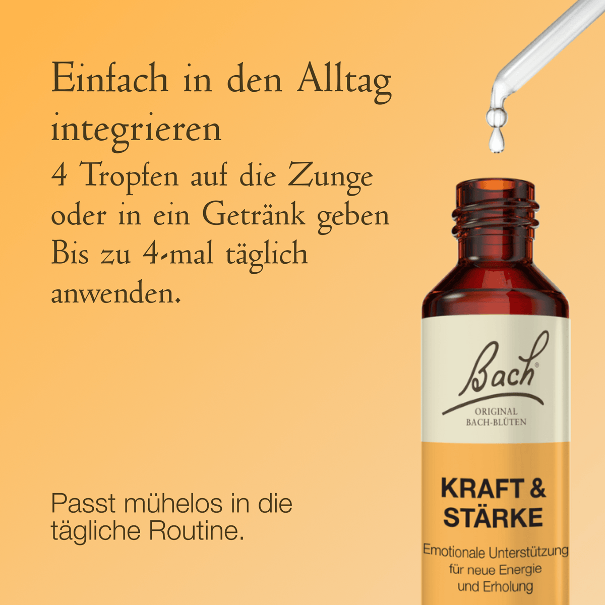 Bach Flower Remedy 20ml Bach-Blütenmischung Kraft & Stärke