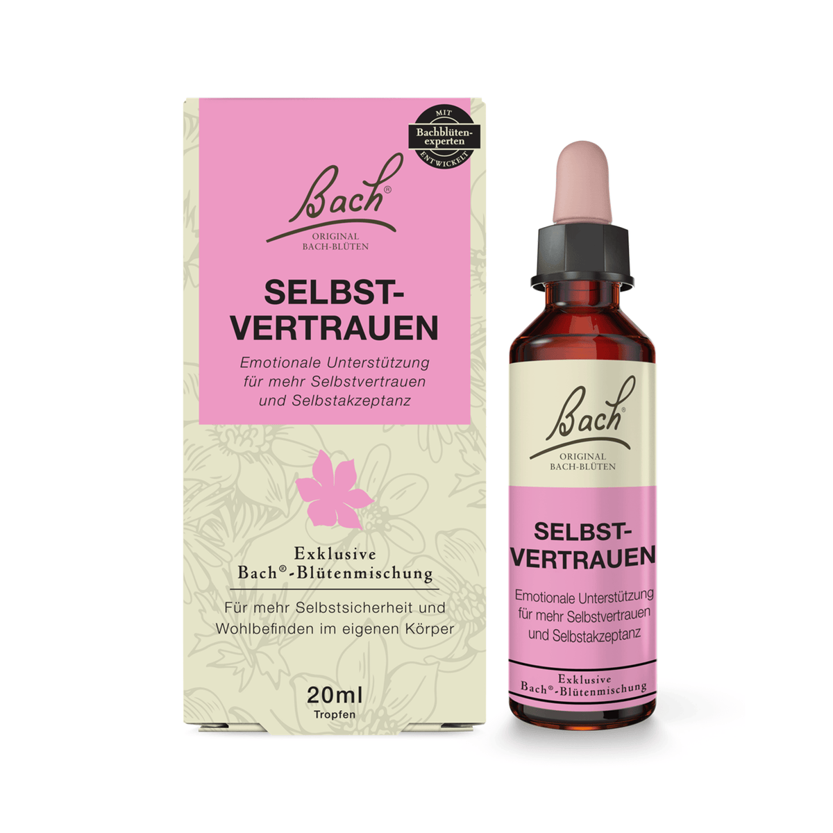 Bach Flower Remedy 20ml Bach-Blütenmischung Selbstvertrauen