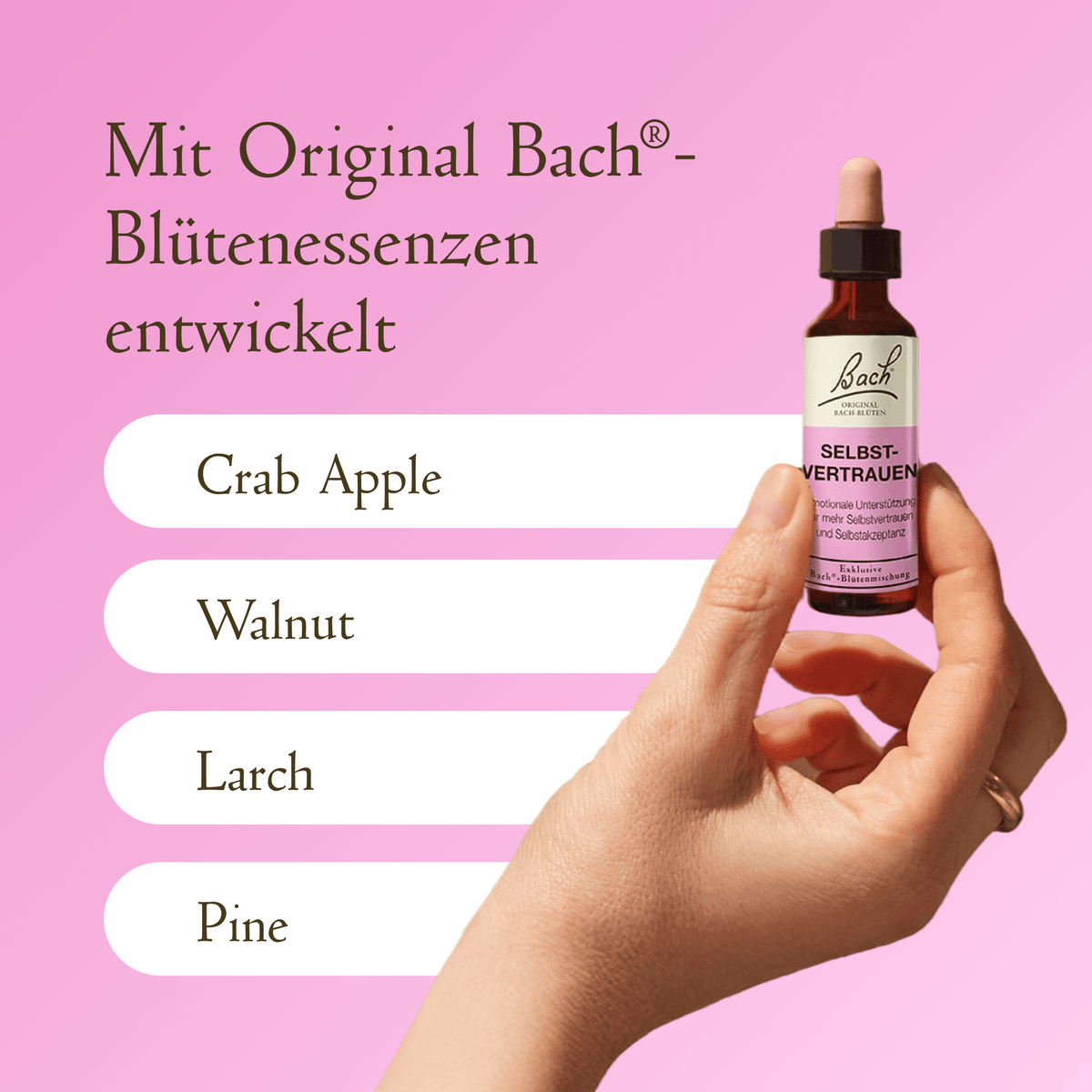 Bach Flower Remedy 20ml Bach-Blütenmischung Selbstvertrauen