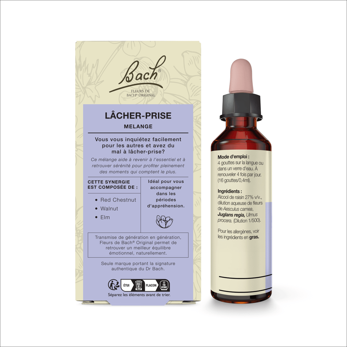 Bach Flower Remedy 20ml Mélange Expert de Bach® Lâcher-Prise