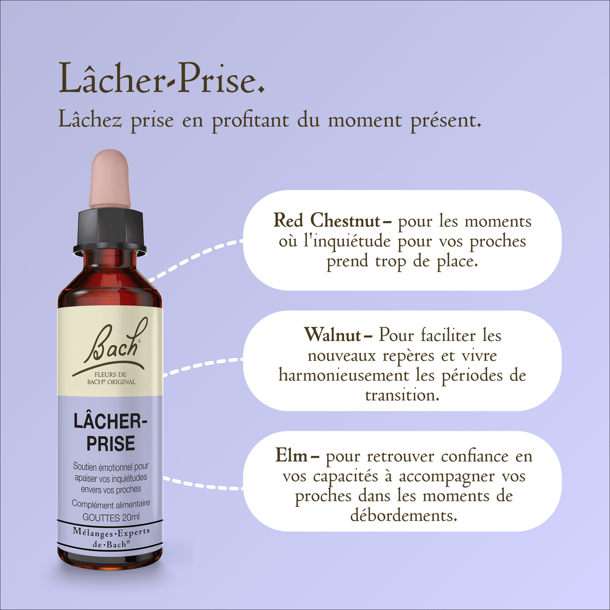 Bach Flower Remedy 20ml Mélange Expert de Bach® Lâcher-Prise