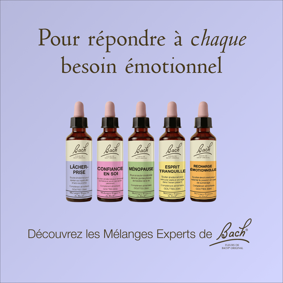 Bach Flower Remedy 20ml Mélange Expert de Bach® Lâcher-Prise