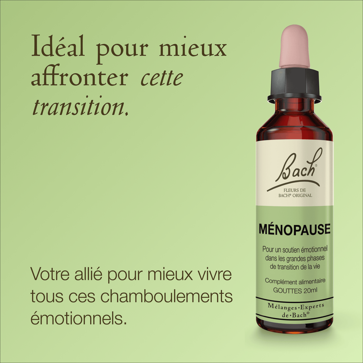 Bach Flower Remedy 20ml Mélange Expert de Bach® Ménopause
