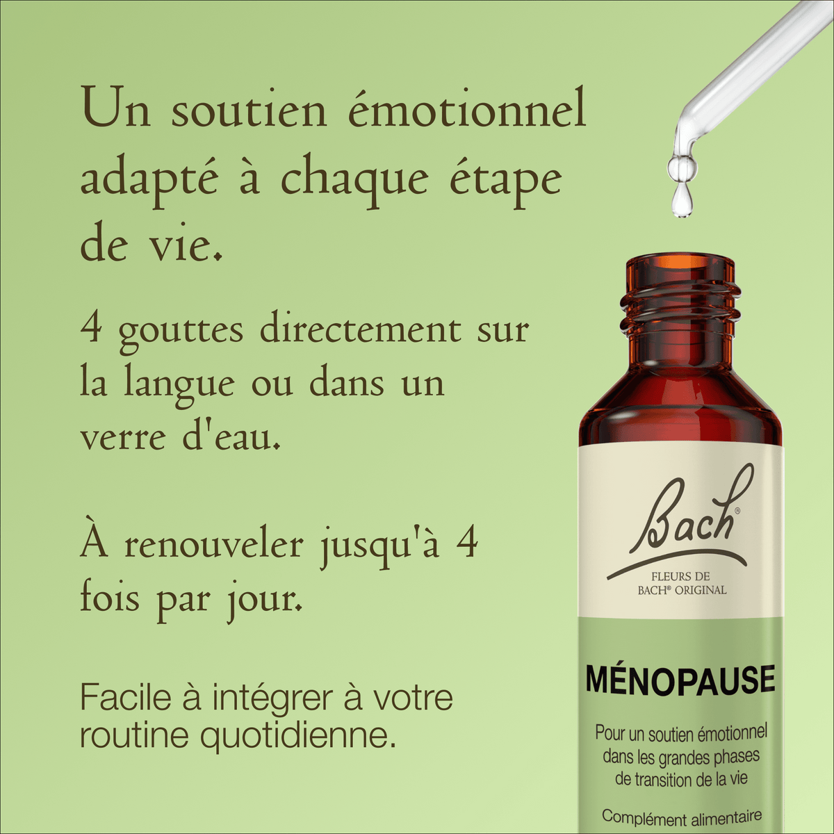 Bach Flower Remedy 20ml Mélange Expert de Bach® Ménopause