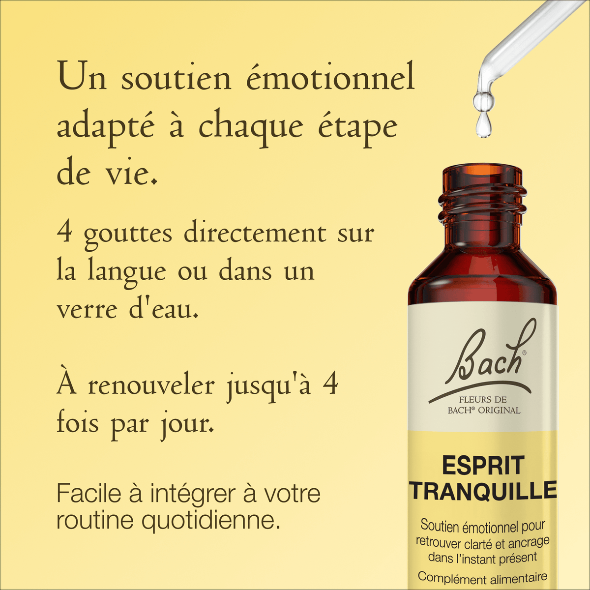 Bach Flower Remedy 20ml Mélange Expert de Bach® Esprit Tranquille